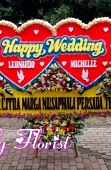 Bunga Papan Wedding BP-019